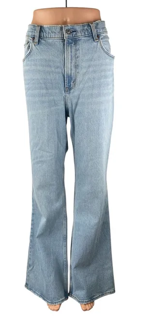 Abercrombie & Fitch Vintage Flare Light Wash High Rise Bootcut Denim Jeans Sz 32 thumbnail 1