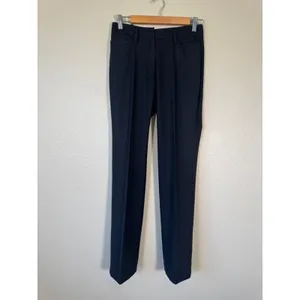 Jil Sander Black Wool Blend Dress Pants Trousers Womens 32 Preppy Corpcore Work thumbnail 9