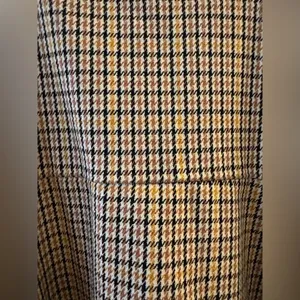 Zara plaid dress pinnafore size M gingham plaid mini dress thumbnail 8