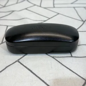 Coach Eyeglasses Case OS Black Hard Shell Clamshell with Cleaning Cloth thumbnail 5