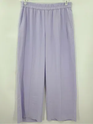 Eileen Fisher Crisp White Wide-Leg Elastic Waist Pants thumbnail 3