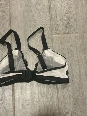 Audem Black and white Lace Bralette - size medium thumbnail 7