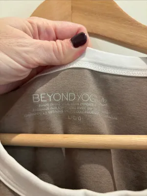 Beyond Yoga Dress Spacedye Outlines Athletic Tan Size Large thumbnail 5