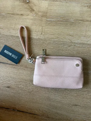 NWT Steve Madden Light Pink Wristlet thumbnail 5