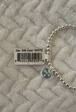 Little Words Project Silver Bracelet thumbnail 3