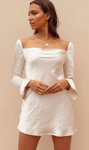 Princess Polly Star Power Mini Dress in Champagne Size 0 thumbnail 1