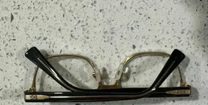 Dolce & Gabbana Women's Eyeglasses DG 1273 1268 Black on Gold Frame thumbnail 2