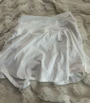 crossover white tennis skirt thumbnail 1