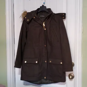 Express Jungle Green Jacket Size M thumbnail 4