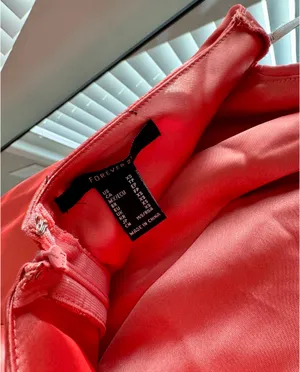 Forever 21 Silky coral maxi dress thumbnail 6