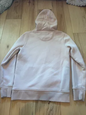Carhartt Rose Pink Clarksburg Relaxed Fit Sleeve Logo Hoodie XS thumbnail 5