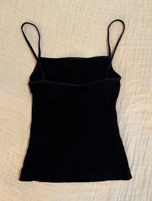 Basic black square neck tank Wilfred  thumbnail 1