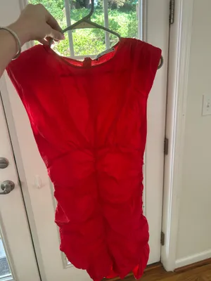 Zara Fitted Draped Mini Dress thumbnail 2