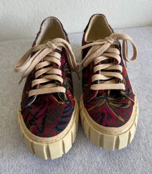 Farm Rio Sunset Forrest Platform Sneaker Size 7 thumbnail 1