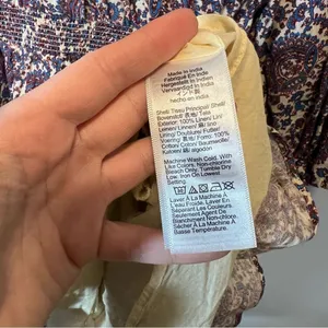 J. Crew Palermo Smocked Waist Mini Dress‎ in Floral Bouquet Linen Medium thumbnail 9