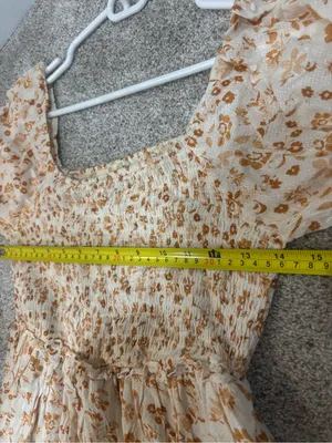 Altar’d State Long Sleeve Floral Mini Dress Fall Floral Smocked Cottagecore S thumbnail 4