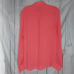 American Eagle Outfitters Button Down Layering Office Festival Sheer Blouse thumbnail 7