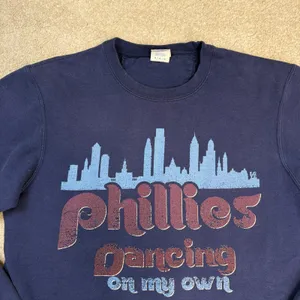 Port & Company Philadelphia Phillies Dancing On My Own Graphic Sweatshirt Size M thumbnail 2