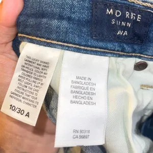 Lucky Brand Ava Mid Rise Skinny Ankle Jeans Denim Size 10 Medium Wash Streetwear thumbnail 6