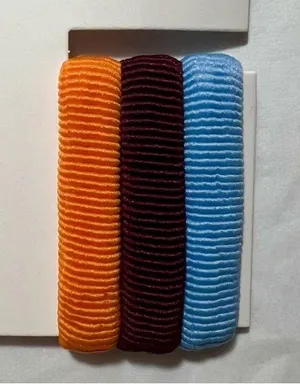 FP Movement Pony Tail Holders, 3 Hair Ties, Blue and Purple and Orange, NWT thumbnail 1