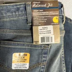 Carhartt Relaxed‎ Fit Rugged Flex Jasper Jeans. Women's Size 2 Regular size 6 thumbnail 9