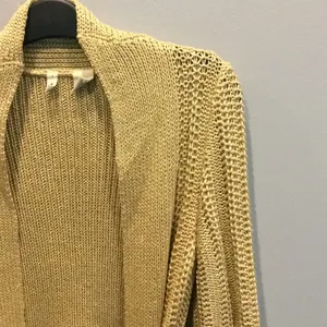 Anthropologie Moth Open Knit‎ Cardigan Draped Button Detail Size S thumbnail 3
