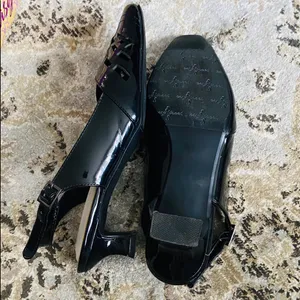 Easy Street Low heel patent leather shoes in WIDE WIDTH thumbnail 5
