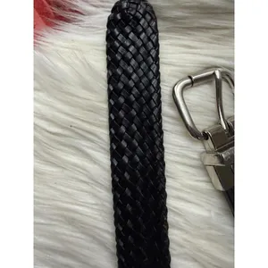 Chaps Black  Leather Belt with Silver Buckle thumbnail 3