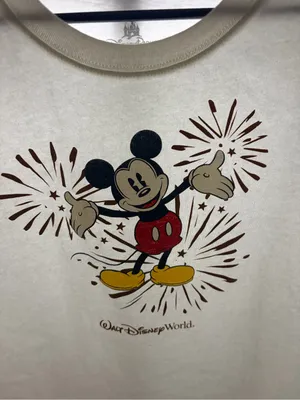 Walt Disney World Mickey Mouse Cream Graphic Tee thumbnail 7