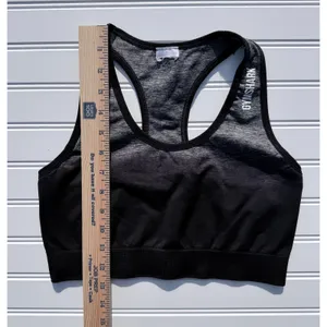 Gymshark Sports Bra Womens Small Black Racerback Athletic Workout Gym thumbnail 6
