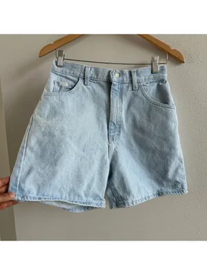 Vintage LEE Denim Shorts Light Wash size 10 Med thumbnail 2