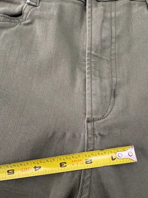 Favorite Daughter The Mischa Super High Rise Wide Leg Ankle Jean Women 26 Green thumbnail 10