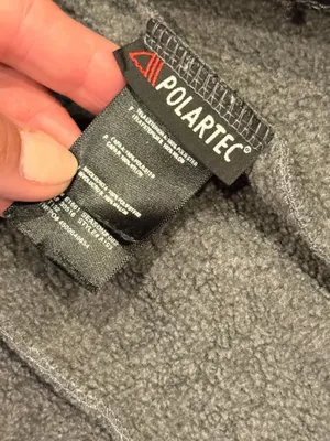 The North Face women's XL gray/black Denali fleece coat thumbnail 3