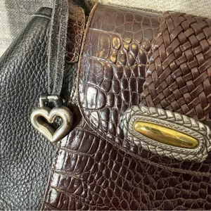 Brighton Brown And Black Shoulder Bag‎ thumbnail 3