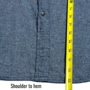 NEW Aerie Anytime Fave Twill Button‎ Down Flannel Blue Capsule Outdoors XXL thumbnail 11