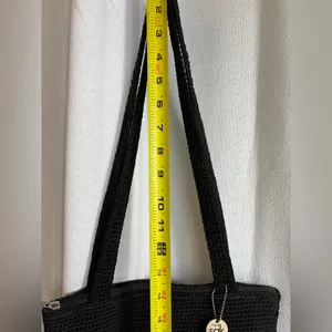 The‎ Sak Black Crochet shoulder bag with Hang Tag EUC thumbnail 7
