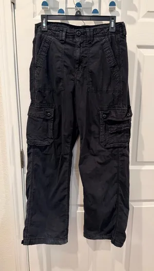 American Eagle Outfitters Dark Cargo Pants thumbnail 1