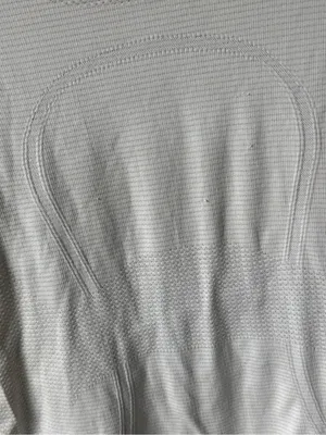 Lululemon Swiftly Tech Short Sleeve tee Scoop Heathered White grey thumbnail 4