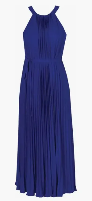 Julia Jordan Sleeveless Pleated Tie Waist‎ Dress Size 6 NWOT thumbnail 1