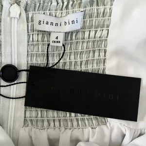 Gianni Bini NWT Kennedy Green Gingham Long Sleeve Sweetheart Neck Babydoll Dress thumbnail 7