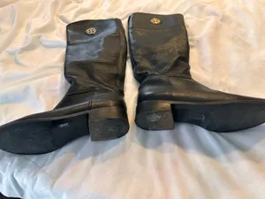 Tory Burch Pebbled Leather Riding Boots  thumbnail 15