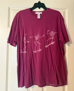 Urban Outfitters Skeleton Graphic Tee thumbnail 1