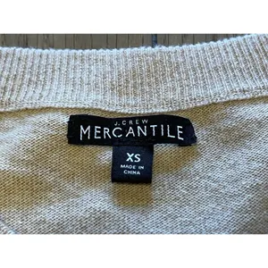 J.Crew Mercantile Womens XS ~ Knit Wool Blend Crew‎ Neck Sweater casual party thumbnail 3