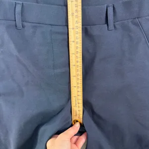 Quince S Straight Leg Ultra-Stretch Ponte Pants Navy Blue Officecore High Rise thumbnail 9