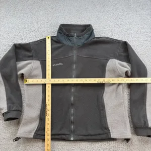 Columbia Challenge Series Womens Grey Colorblock Full Zip Fleece Jacket Large thumbnail 3