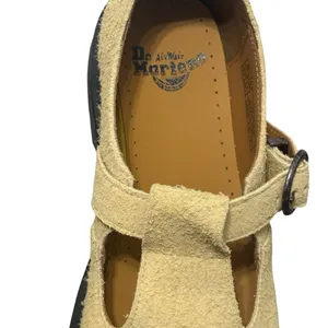 New! Dr Martens T-Bar Hazy Yellow Long Napped Suede Mary Janes - W 11 / M 10 thumbnail 8