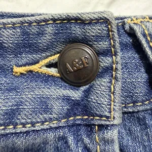 Vintage Abercrombie & Fitch Mini‎ Skirt Womens Size 6 Blue Denim Pleated Y2K 90s thumbnail 11