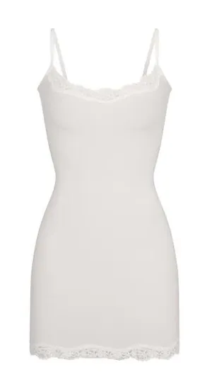 Skims Corded Lace Slip Dress thumbnail 1