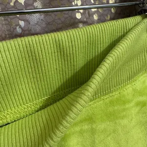 Aerie Dreamy Velour Lime Slush Green Cozy Lounge Sleep Pants XL thumbnail 6