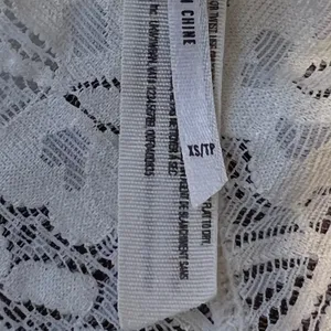 1291 | Free People Adella Floral Lace‎ Racerback Bralette Ivory Women XS thumbnail 6